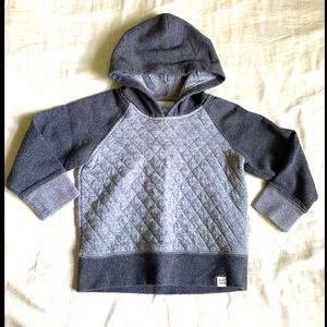 Fashionable Toddler Quilted Hoodie